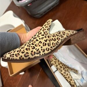 Leopard Print Women's Slip-On Shoes